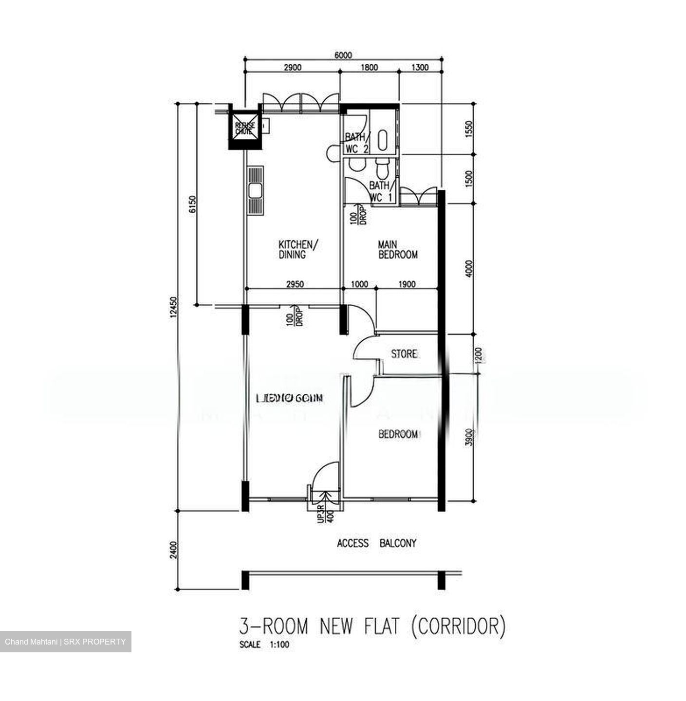 Blk 119 Ang Mo Kio Avenue 3 (Ang Mo Kio), HDB 3 Rooms #566253431